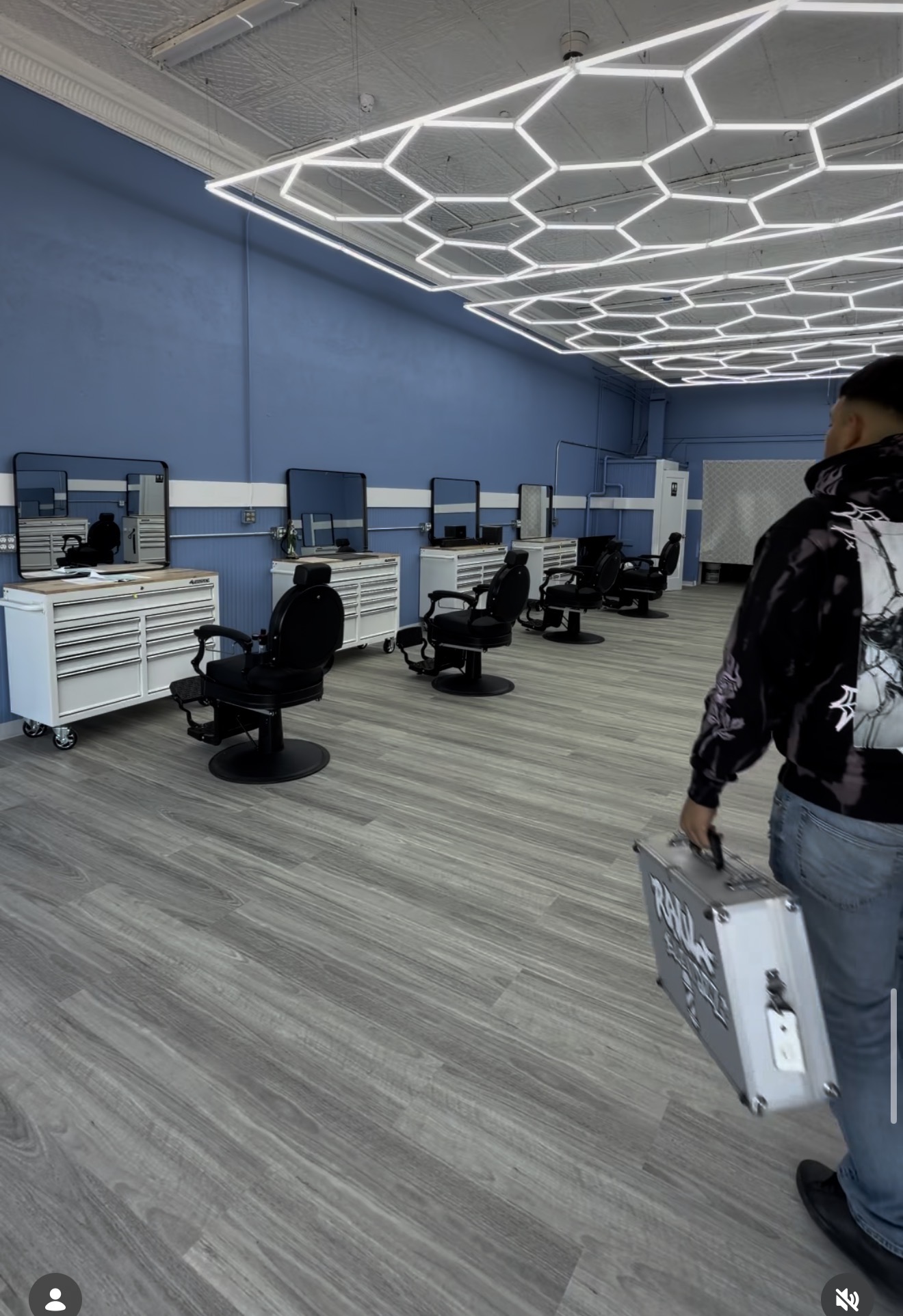 The interior of Higher Limitz Barbershop in Soledad